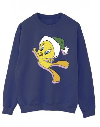 Looney Tunes Женская/дамская рождественская шапка-толстовка Tweety