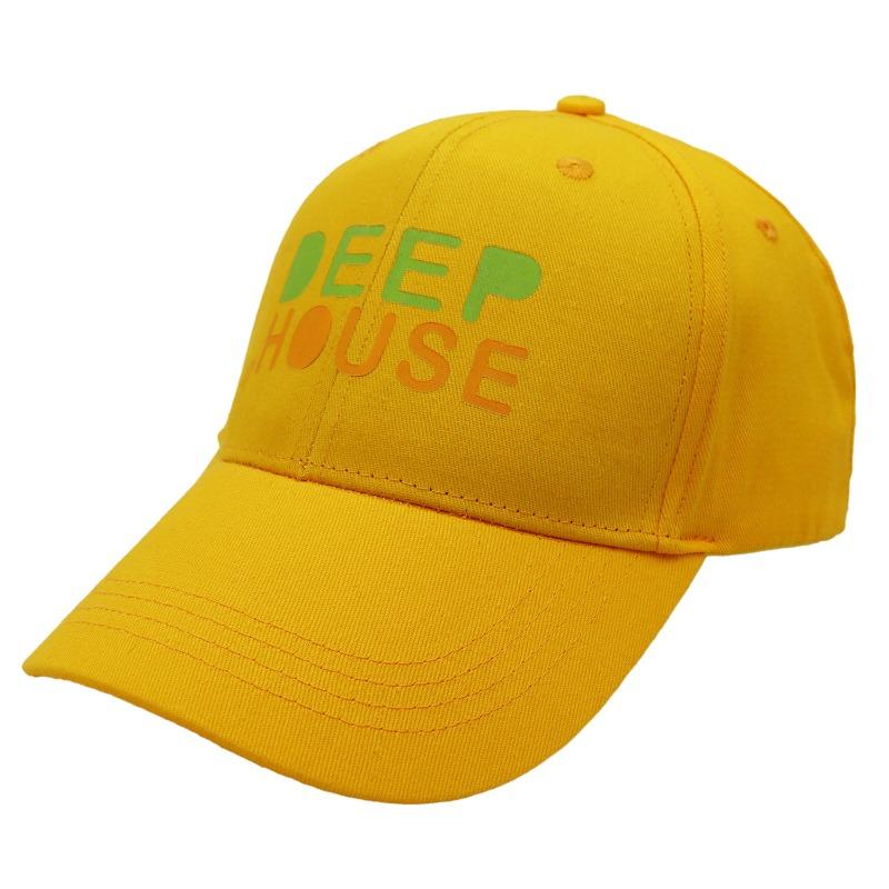 Summer new hard top cotton casual baseball cap hat men's and women's personalized printed commuter cap