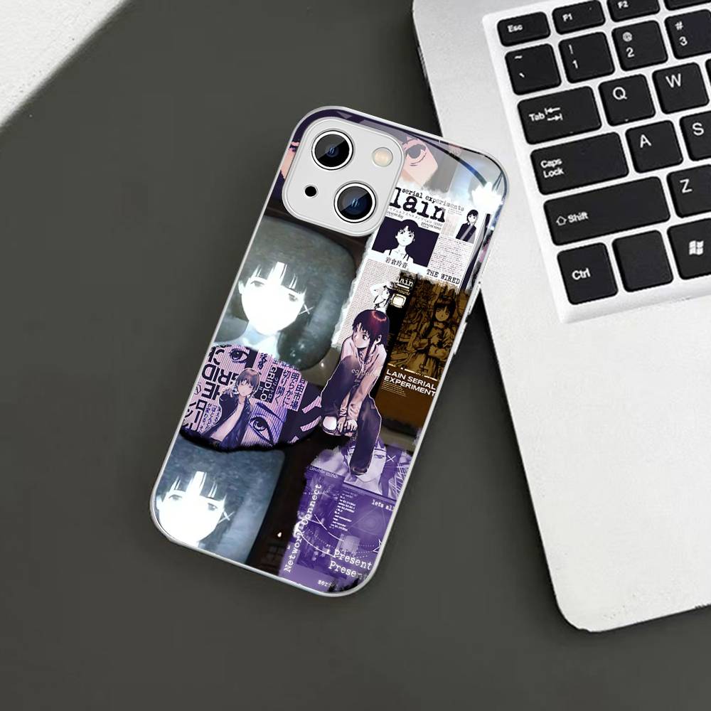

Serial Experiments Lain Anime Tempered Glass For Iphone 14 13 12 11 Pro Mini XS MAX 14Plus X XS XR Fundas iphone 14pro max