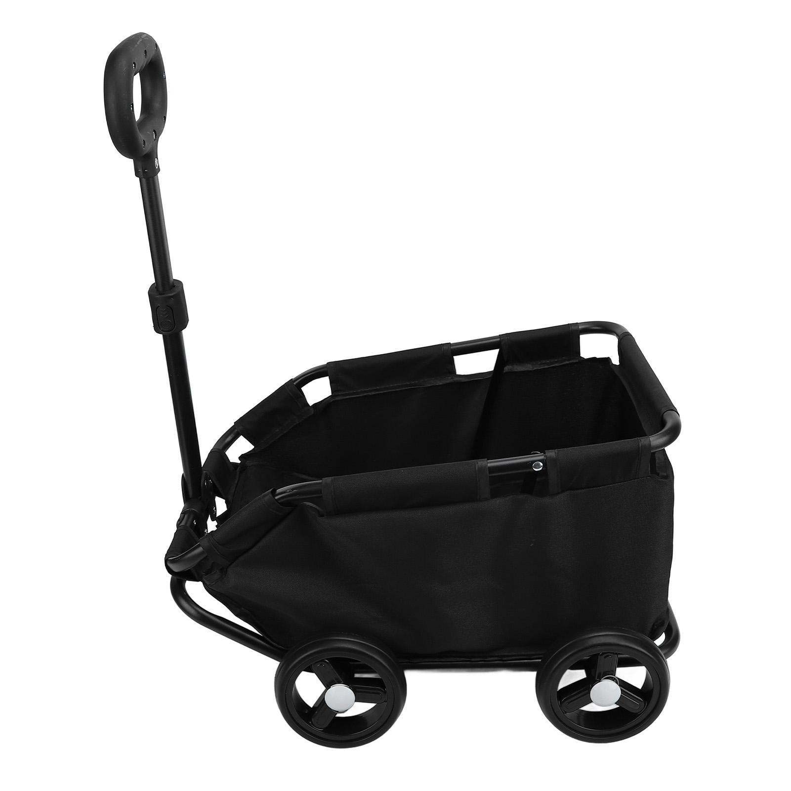 Dog Stroller Carbon Steel 15.43 Load Capacity Lightweight Folding Pet Carrier with Wheels Pet Travel Cart