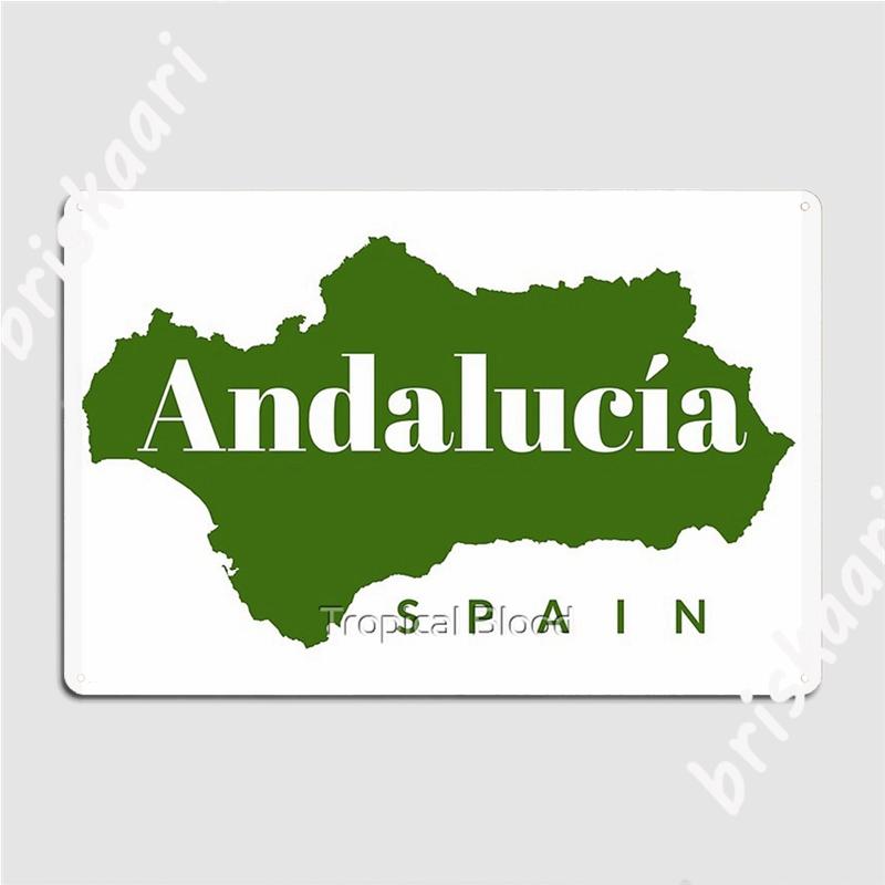 Andalucia Spain Andalusia Best Of Spain Travel Metal Signs Cinema Garage Kitchen personalized Wall Decor Tin sign Posters 20X30CM