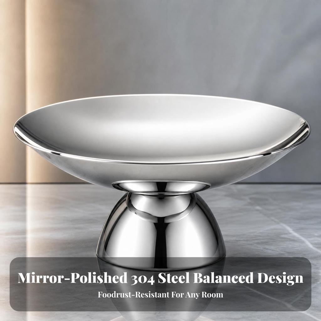 Pedestal Bowl Versatile Fruit with Base Sturdy for Dining Table