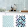Crystal Epoxy Resin Mosaic Stereo Wall Stickers 3D Imitation Wall Tile Wallpapers Home Decoration