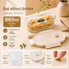 Microwaveable Leak-Proof Glass Lunch Bento Box for Office Workers