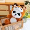 Panda Transformation Raccoon Panda Doll Giant Panda Plush Toy Zoo Doll Children's Pillow Doll Gift