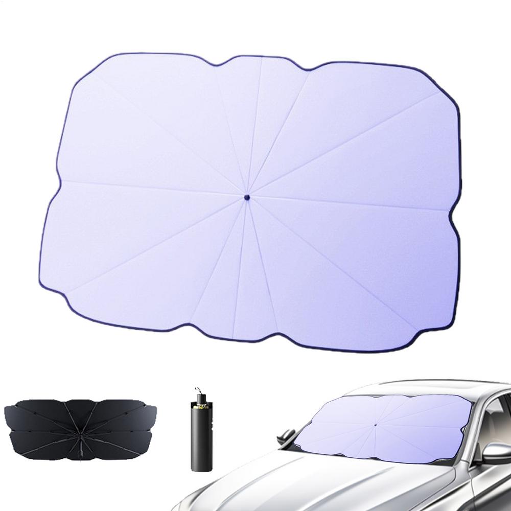 Car Windshield Sunshade Foldable Windshield Sun Shade Automotive Interior Accessories Window Screen For RV Safety Heat Camping
