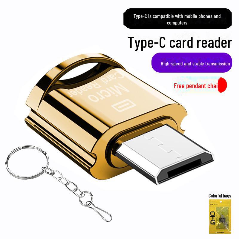 Universeller Typ-C-Android-Micro-USB-TF-Kartenleseradapter für Telefone und Tablets