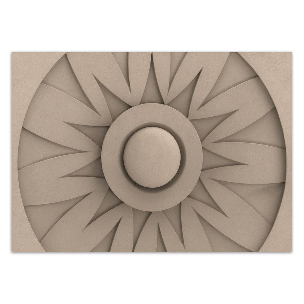 Wallpaper Abstract 3D Rosette