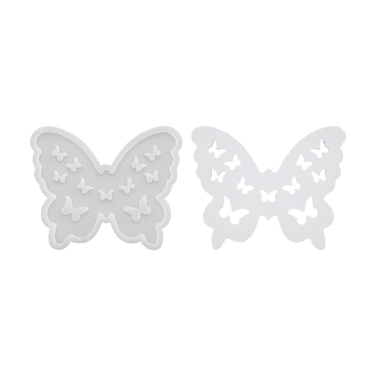 Hollow Butterfly Artisanal Silicone Mold Food Safe Material For Decorative Box Making And Creative Gift Crafting Projects