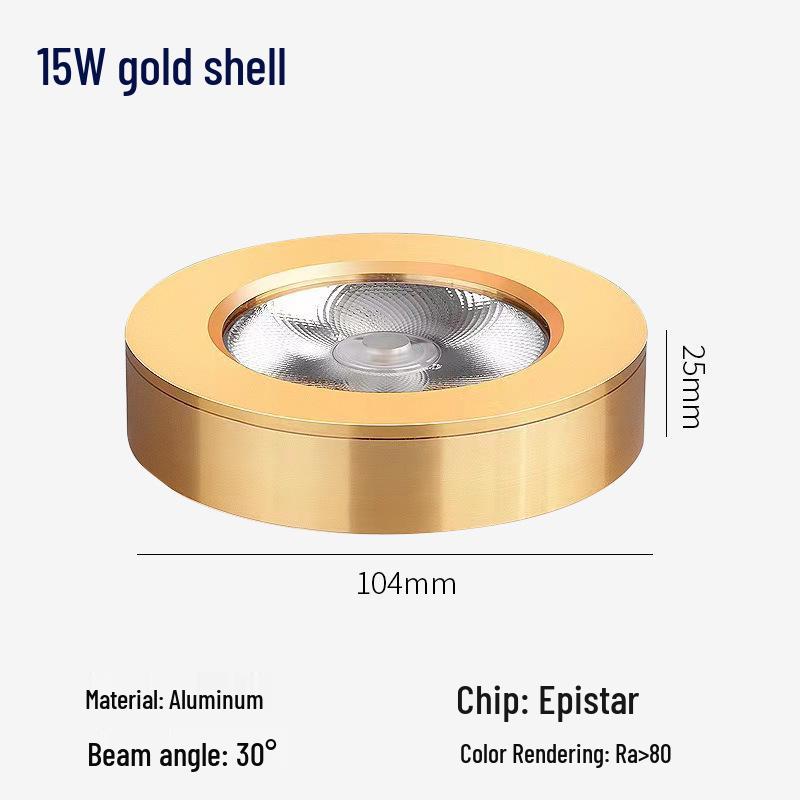 Three Pines Ultra-Thin LED Surface-Mounted Mini Spotlight for Ceiling, Wine Cabinet, and Wardrobe