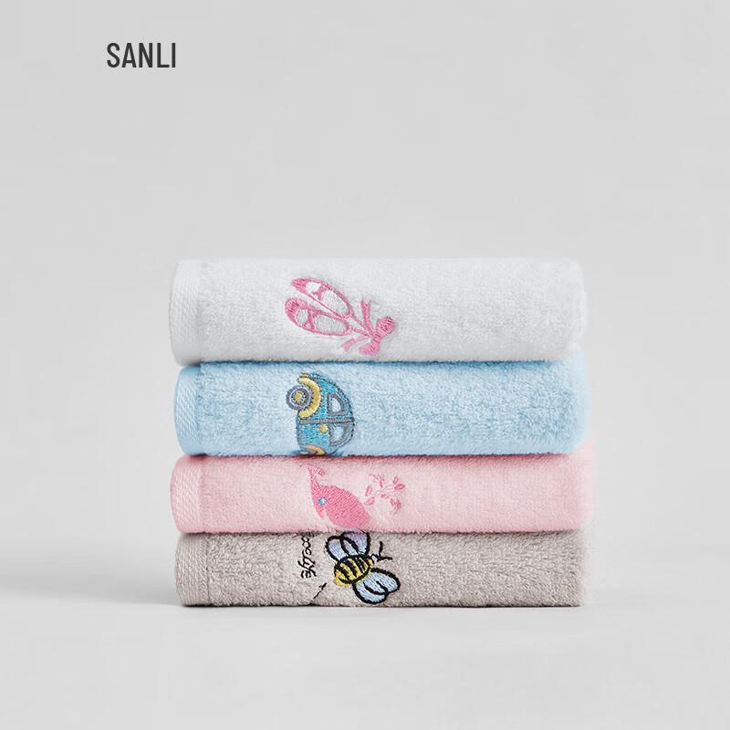 Мягкое впитывающее детское полотенце Sanli с вышивкой (2-Pack)
