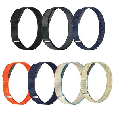 Hochwertiges Nylon-Sportband 22 mm Verstellbare Bizepsband-Schlaufe Atmungsaktives Ersatz-Armband für Amazfit Helio Strap