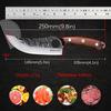 Forged Stainless Steel Boning Knife High Hardness Kitchen Knife Sharp Slicing Knife for Slaughtering Meat Cleaver with Cover