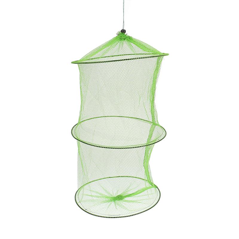 Simple Small Fish Guard Nylon Cloth 3 Layers Small Mesh Cloth Bag Foldable Net