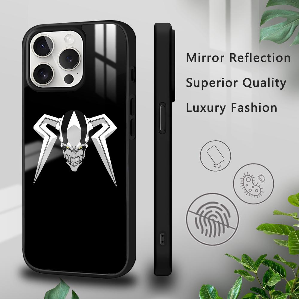 Anime Kurosaki Ichigo B-Bleach Phone Case For iPhone 16 15 14 13 12 11 Pro Xs Max Mini Plus Celulares Hard Funda
