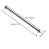 Steel Center Rear Driveshaft Dogbone Driving Shaft for LOSI 1Celsius10 TENACITY Pro 4  Brushless   RC Car