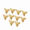 12 pz Scatola di Legno Gioielli Custodia Regalo Angoli Protettori Decorativi Copertura Bordo in Ferro Paraspigoli