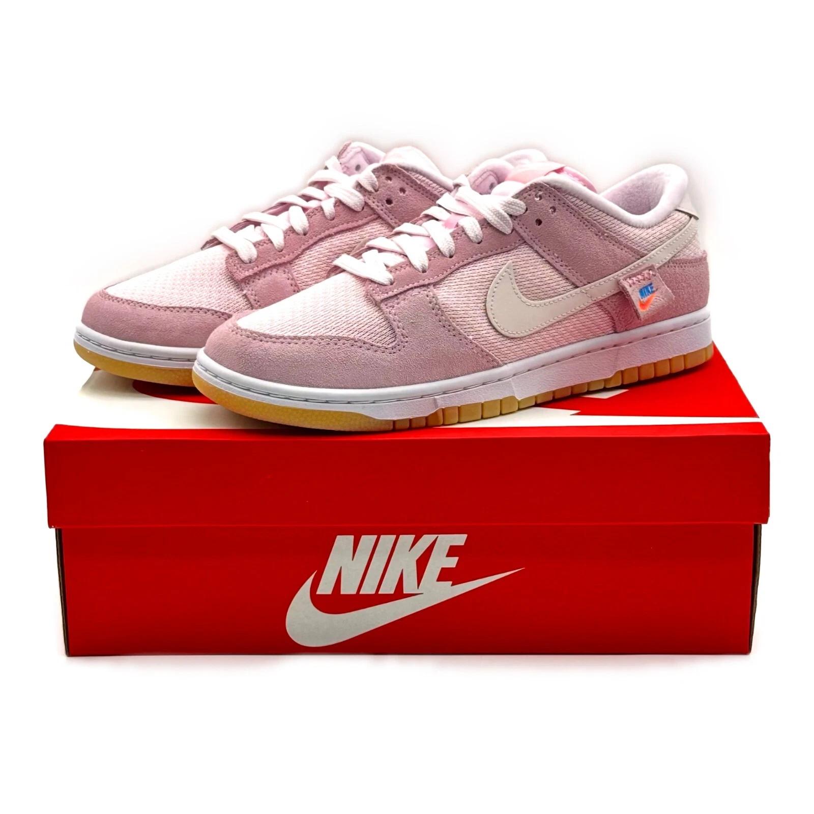 

DZ5318-640 Nike Dunk Low Ведмедик Тедді Світло-Ніжно-Рожевий Піна Середній Вишнево-Бежевий US 7W