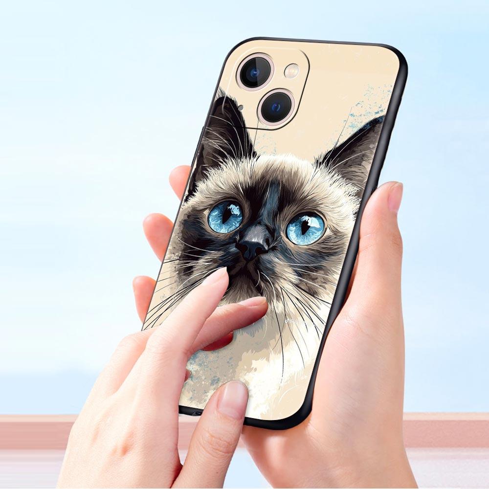 Daily Life of Cute Cats Phone Case For iPhone 16e 15 14 13 12 11 Pro Max XS X XR SE 7 8 Plus Shell iPhone 16 Soft TPU Cover