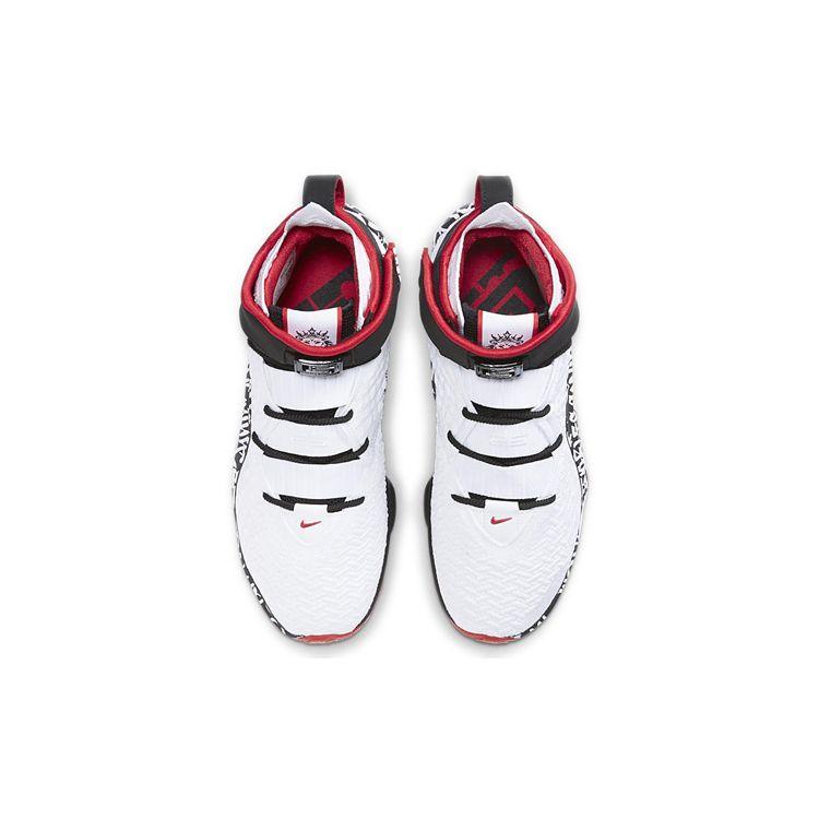 Nike LeBron 17 EP LeBron 4 Graffiti Unisexové tenisky Bílá Univerzitní-červená Černá CT6052-100