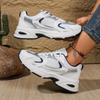 Beliebte lässige Partner-Sneaker in Übergröße für Damen 2025 neu, vielseitig, zum Laufen, atmungsaktives Netz, modische Dad-Schuhe
