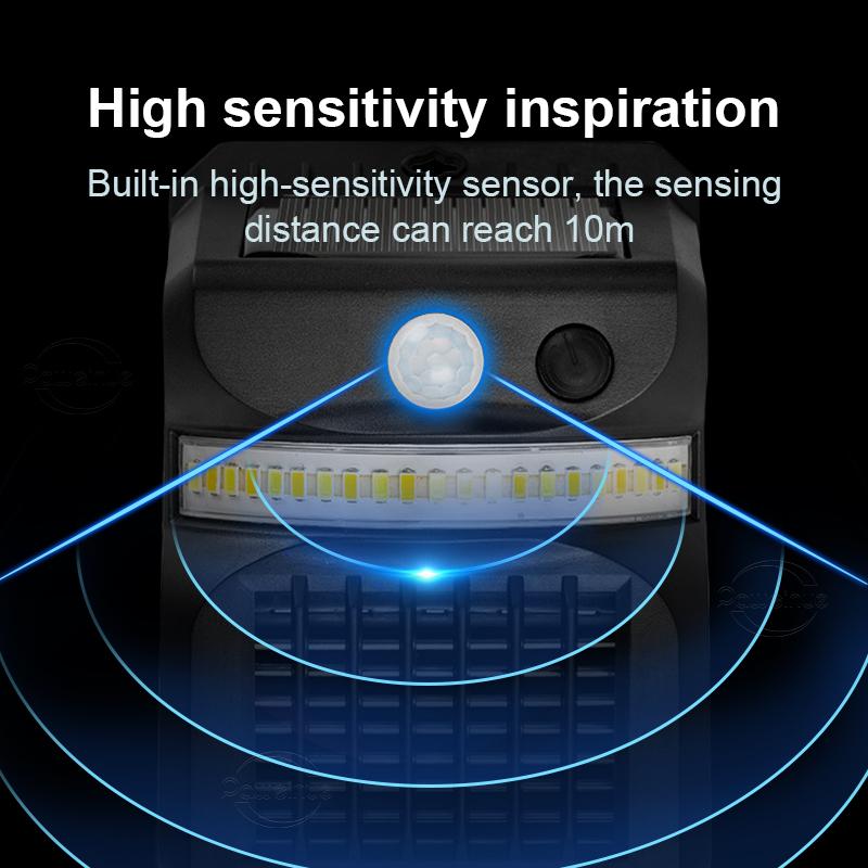 Lămpi Solare cu LED 800MAH pentru Exterior, Grădină, Senzor de Mișcare, Impermeabile, Lampă Solară, Decor Grădină, Proiector, Lampă de Perete