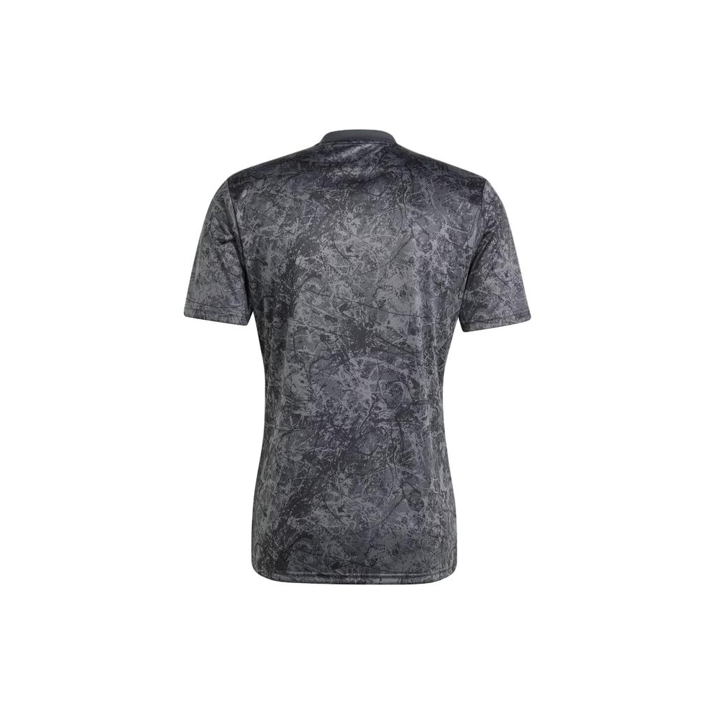adidas Manchester United Stone Roses Pre-Match Jersey Asia Sizing 'Black' Men's IQ1566
