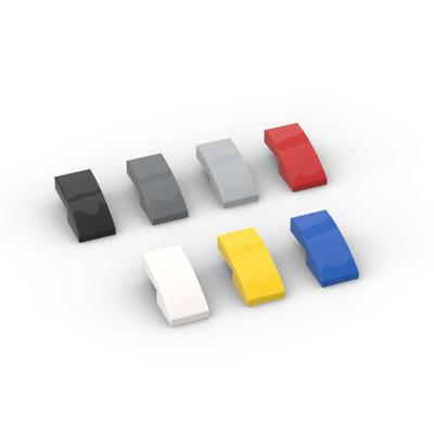 MOC 10 ШТ 11477 Изогнутые 2x1x2/3 Набор Строительных Блоков Деталь с Наклонной Поверхностью Частицы Игрушка, Ориентированная на Обучение Подарки на День Рождения для Детей