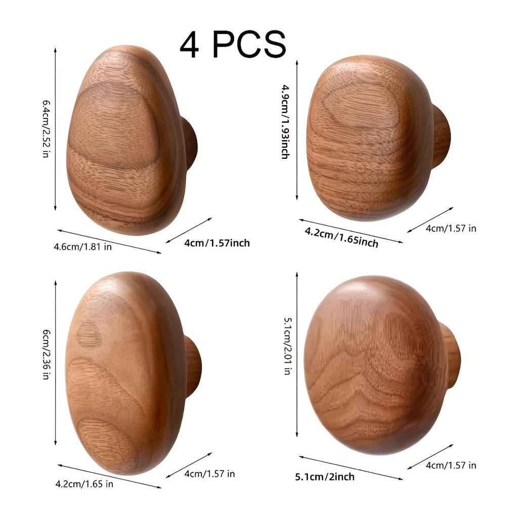 Sturdy Fashionable Wooden Wall Mounted Coat Rack - Handcrafted Wood Hanger for Backpacks, Towels, Hats - Storage Clothing Rack