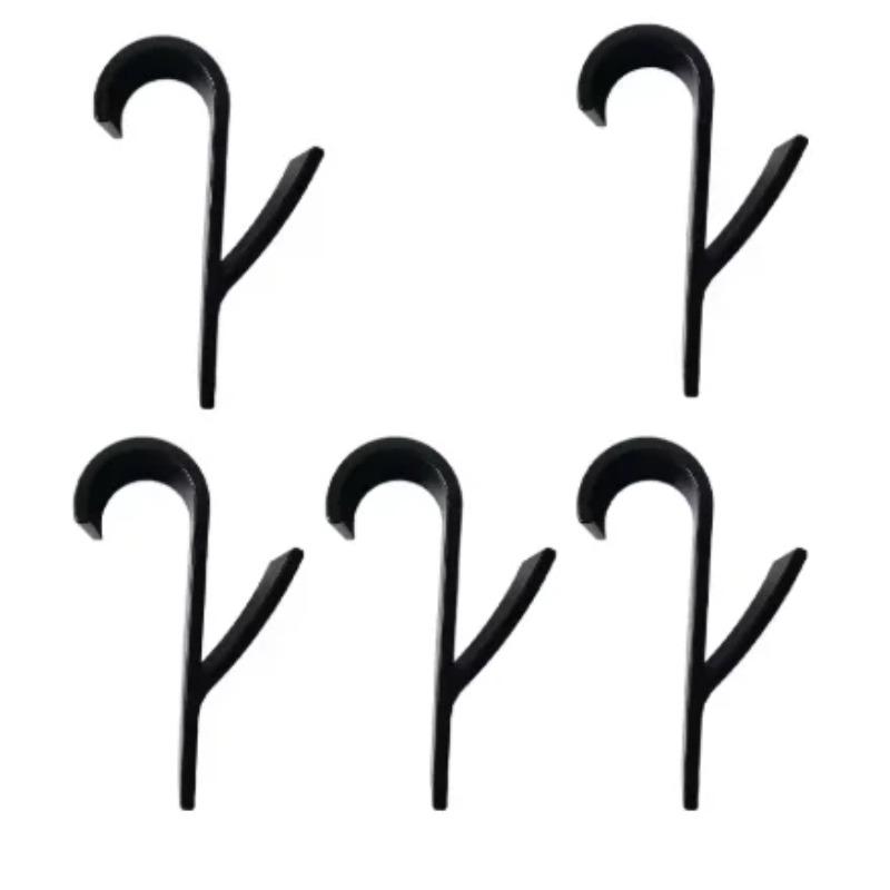 5 Peças Suporte para Toalhas de Banheiro Prateleiras de Armazenamento Cabide Transparente Calha Aquecida para Radiador de Toalhas Cabide para Roupas Cabide para Lenços Ganchos Suporte