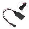 Car Bluetooth5.0 AUX Module 3Pin ABS Black Wearproof Replacement for E39 E46 E38 E53