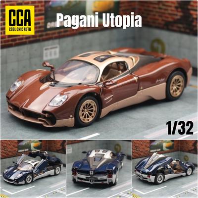 Nové 1:32 Pagani Utopia Slitinový Model Sportovního Auta Odlévaný Kov Závodní Auta Vozidla Model Simulace Zvuk a Světlo Dětská Hračka Dárek