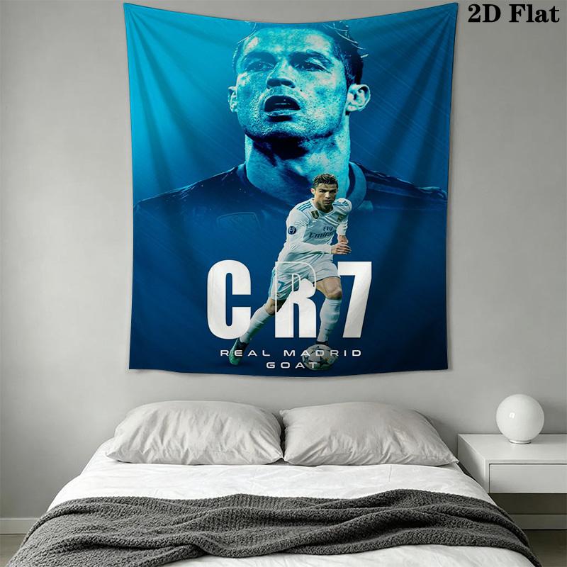 Ronaldo'S Legacy Celebration Portuguese Football Bedding 1 Duvet Cover 2 Pillowcase Without Core Soft And Comfortable Bedding Set