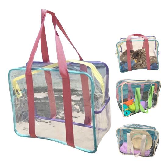 Praktische, glatte Aufbewahrungstasche mit Reißverschluss, leichte Damen-Tragetasche, Reisezubehör, Seesack