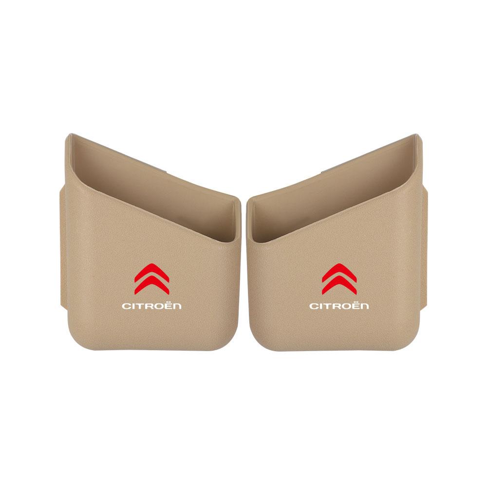 

2 шт. ABS Автомобільний Органайзер-Тримач для Сонцезахисних Окулярів/Телефону/Окулярів Коробки для Зберігання Аксесуар Для Citroen C3 C4 DS3 C1 Picasso