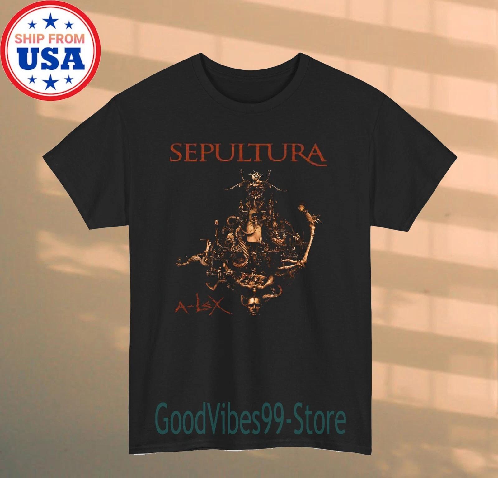 Sepultura Alex Men s Black Size S-5XL 2XL