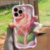 Phone Case: 2D Flat Design, Suitable for iPhone 18 17 16 15 14 13 Pro Protective Case, Pink Lotus, Perfect Christmas and Halloween Holiday Gift