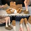Snow boots winter piled and thickened 2025 new warm women's shoes Northeast cotton shoes women's thick-soled short tube snow cotton