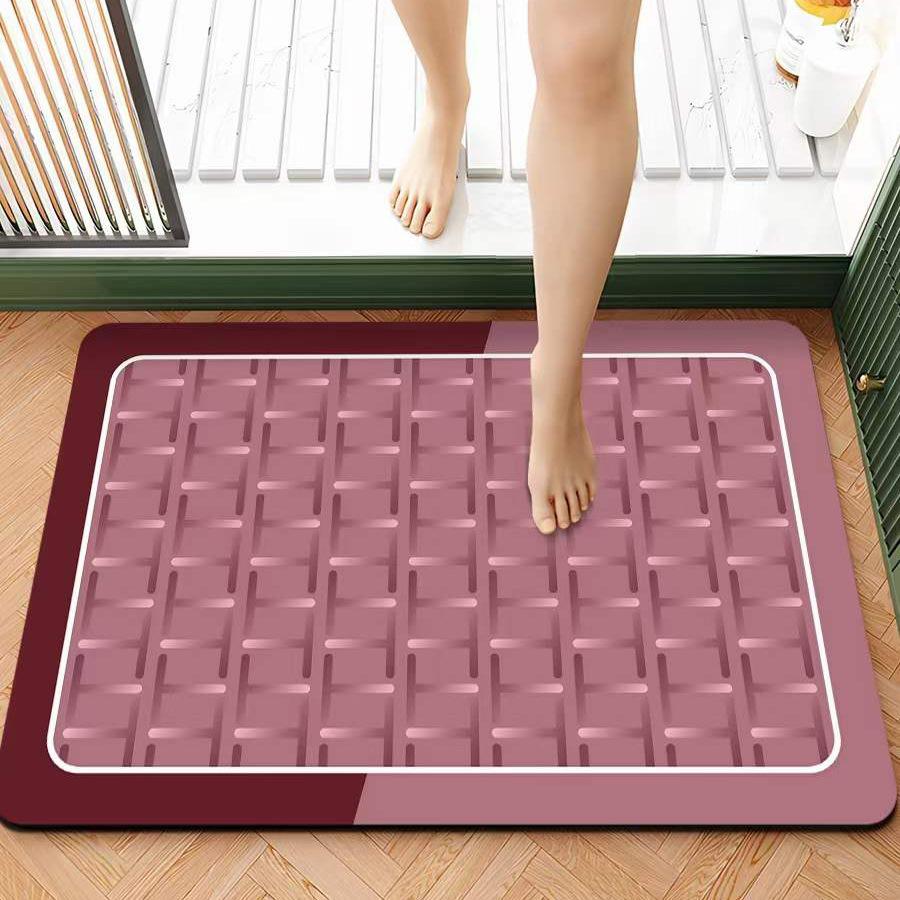Bathroom Absorbent Floor Mat Bathroom Door Mat Minimalist Home Door Mat