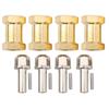 4Pcs RC Brass Connector Accessory for 1Celsius10 Remote Control Car Easy Installation Golden