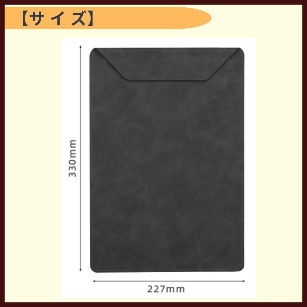 ideamall Clipboard Binder, Host Binder, Faux Leather, Stylish, A4 Size (Brown)