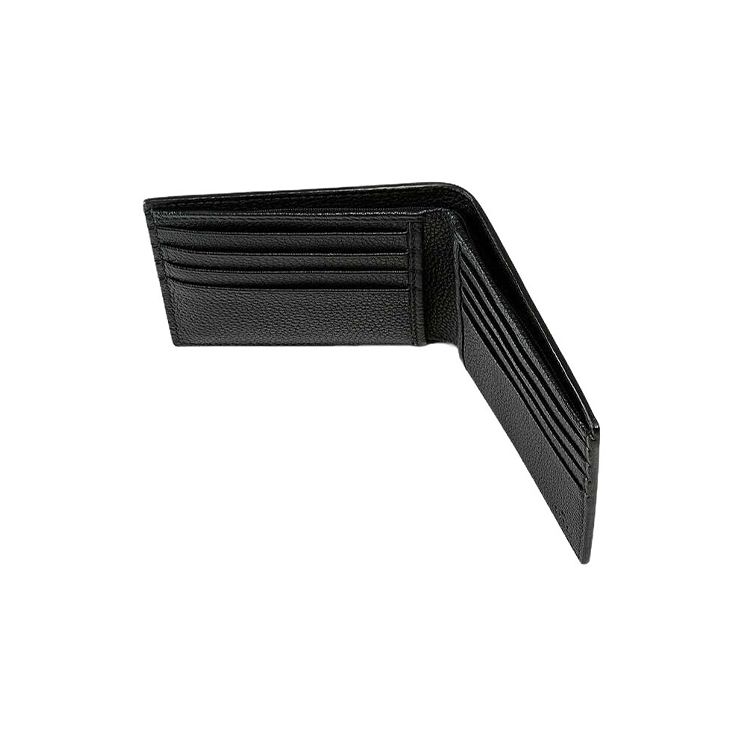 Gucci Logo Bi-Fold Wallet Black Men Wallets 496309-0GCAT-8163
