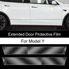 For Tesla Model3/Y 2017-2022 Front Door Rear Door Protective Film Invisible Car Clothing TPU Film Decoration Special Accessories