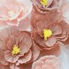 12pcs/3pcs Handcrafted Crepe Paper Flower Set - Realistic Wall Decor for Weddings Christmas New Year Decorations & Birthdays