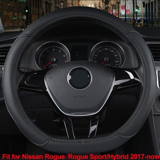 D Type Car Steering Wheel Cover For Nissan Rogue Sport Hybrid 2017 2018  Now