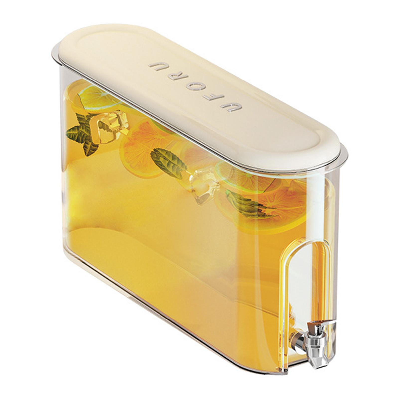 

4л холодильник чайник с краном легко очищаемый диспенсер для воды для домашней кухни белый