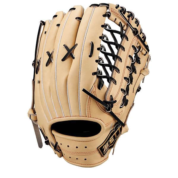 ZETT Neo Status Бейсбольная перчатка для харбола, Взрослая, BPGB12417N, Перчатка, Перчатка для аутфилдера, Размер,