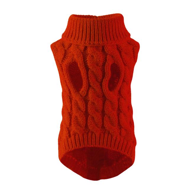 Dog Sweaters for Small Dogs Winter Warm Dog Clothes Turtleneck Knitted Pet Clothing Puppy Cat Sweater Vest Chihuahua Yorkie Coat