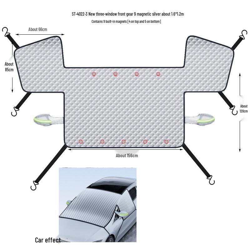 Thickened Winter Windshield Frost & Snow Protection Cover