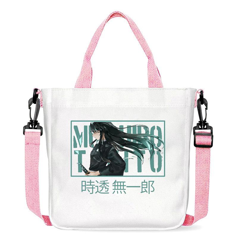 

Japan cartoon comicsTokito Muichiro Demon Slayer Print Canvas Bag Fashionable Everyday Shoulder Bag Crossbody Bag for Women 7555 KTB 23x23x5CM